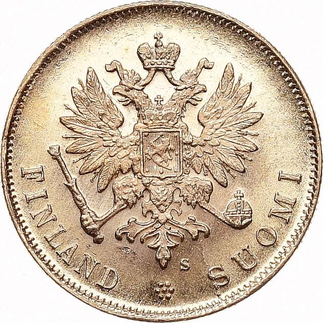 10 марок 1913 года S Для Финляндии