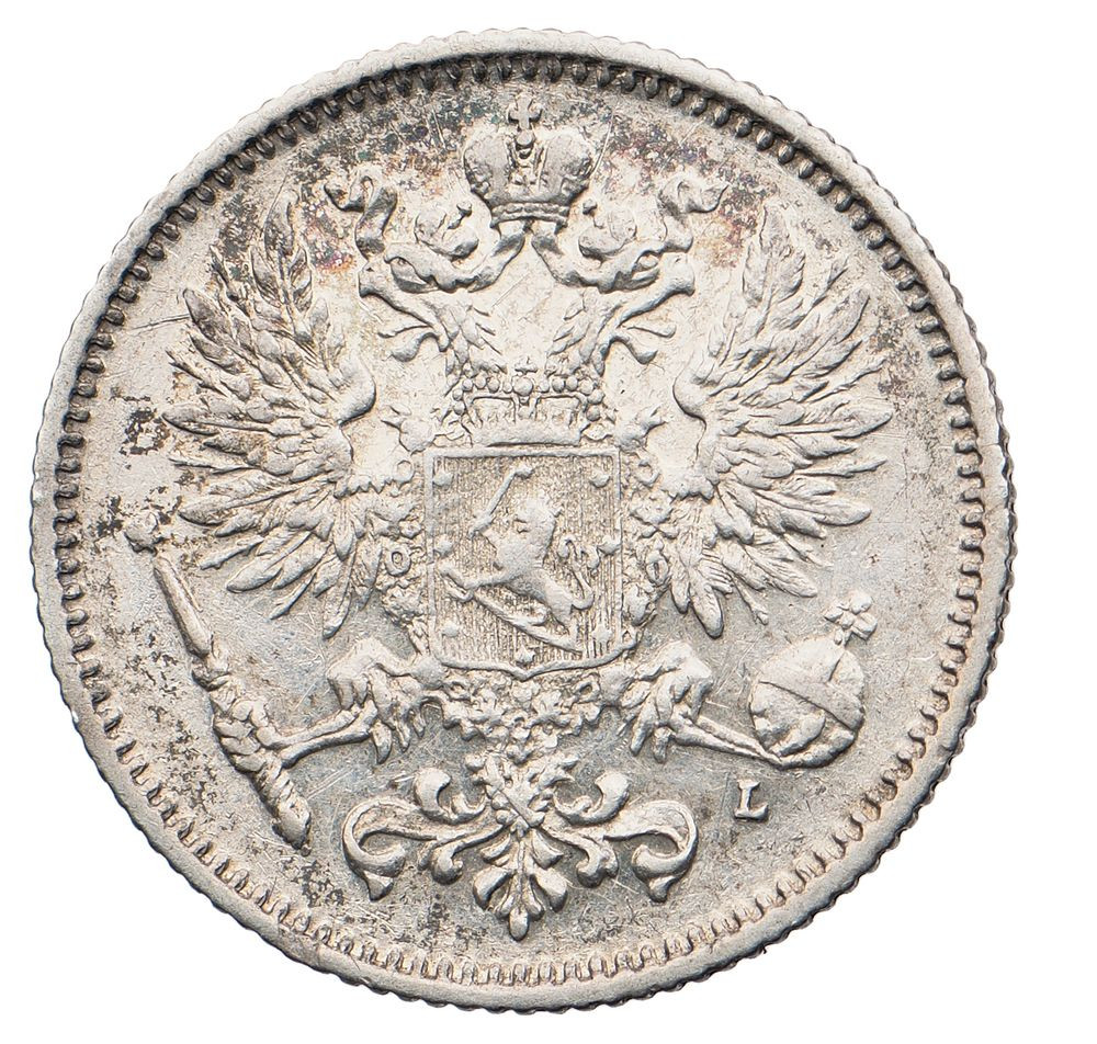 50 пенни 1893 года L Для Финляндии