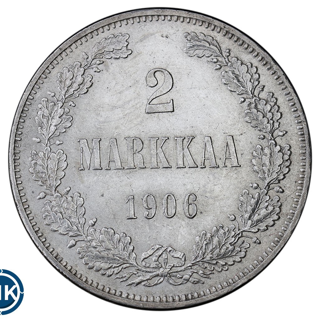 2 марки 1906 года L Для Финляндии