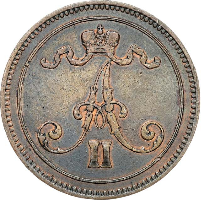 10 пенни 1867 года