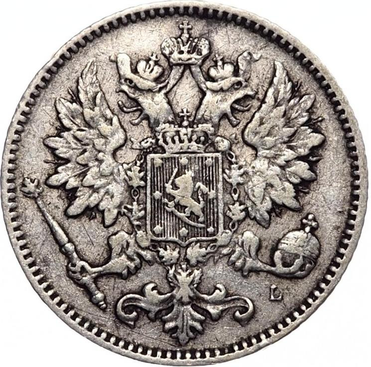 25 пенни 1901 года L Для Финляндии