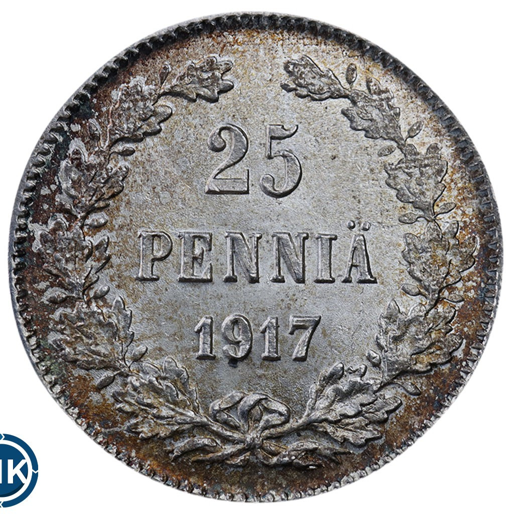 25 пенни 1917 года