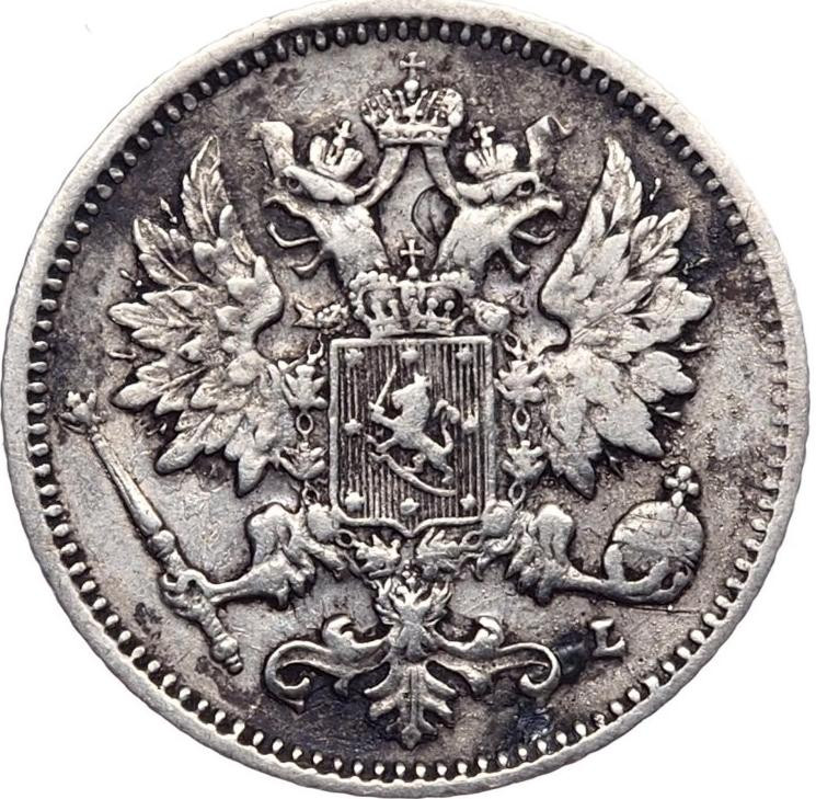 25 пенни 1897 года L Для Финляндии