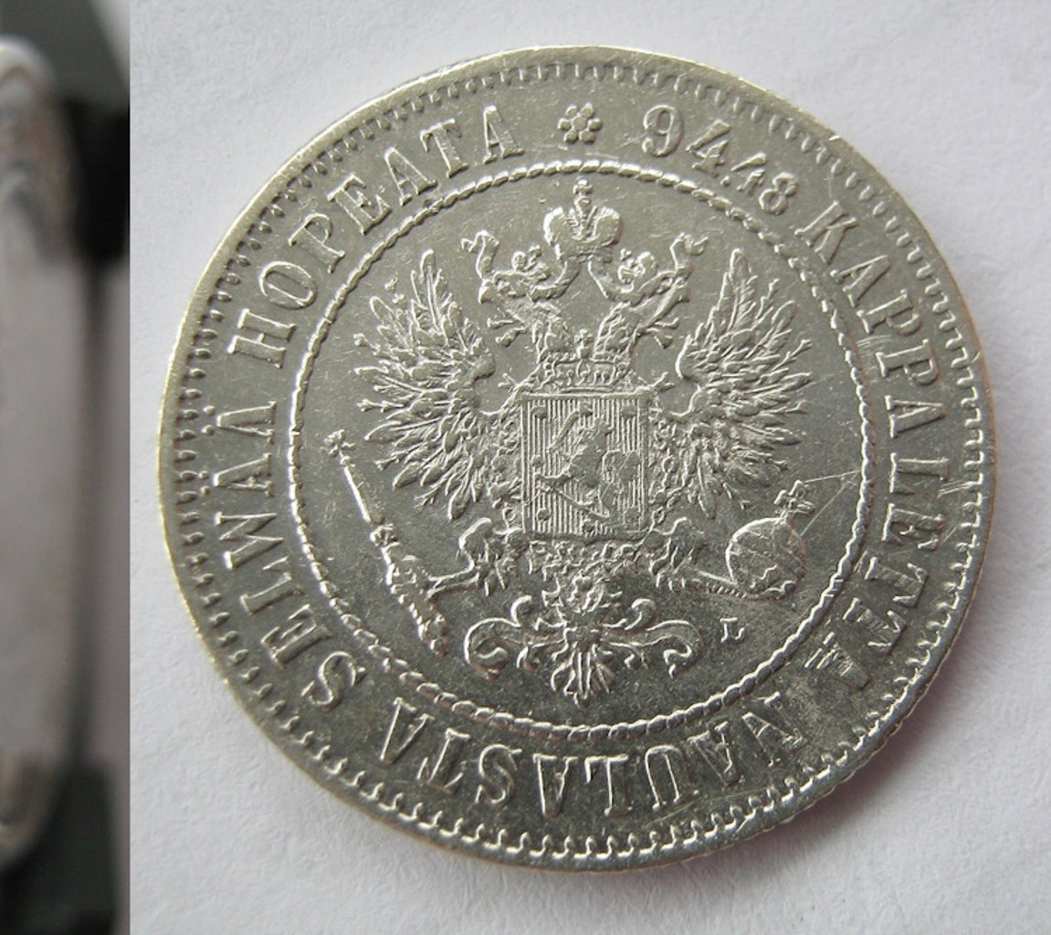 50 пенни 1907 года L Для Финляндии