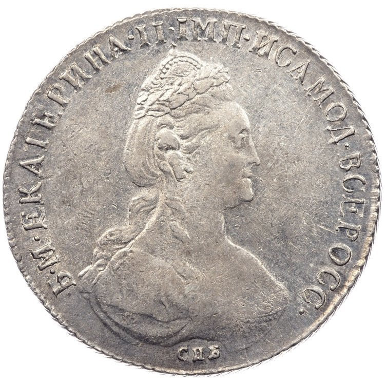 1 рубль 1782 года
