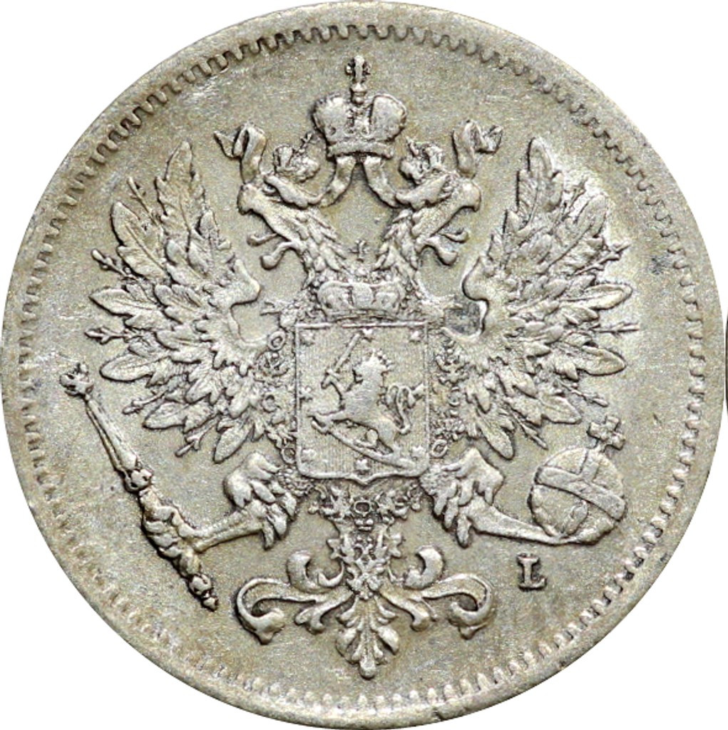 25 пенни 1907 года L Для Финляндии