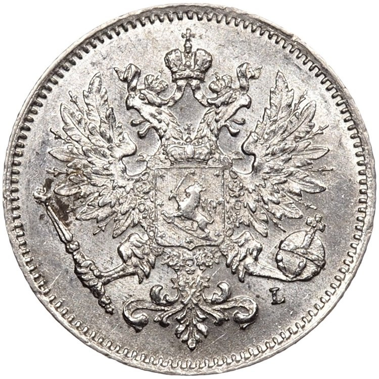 25 пенни 1909 года L Для Финляндии