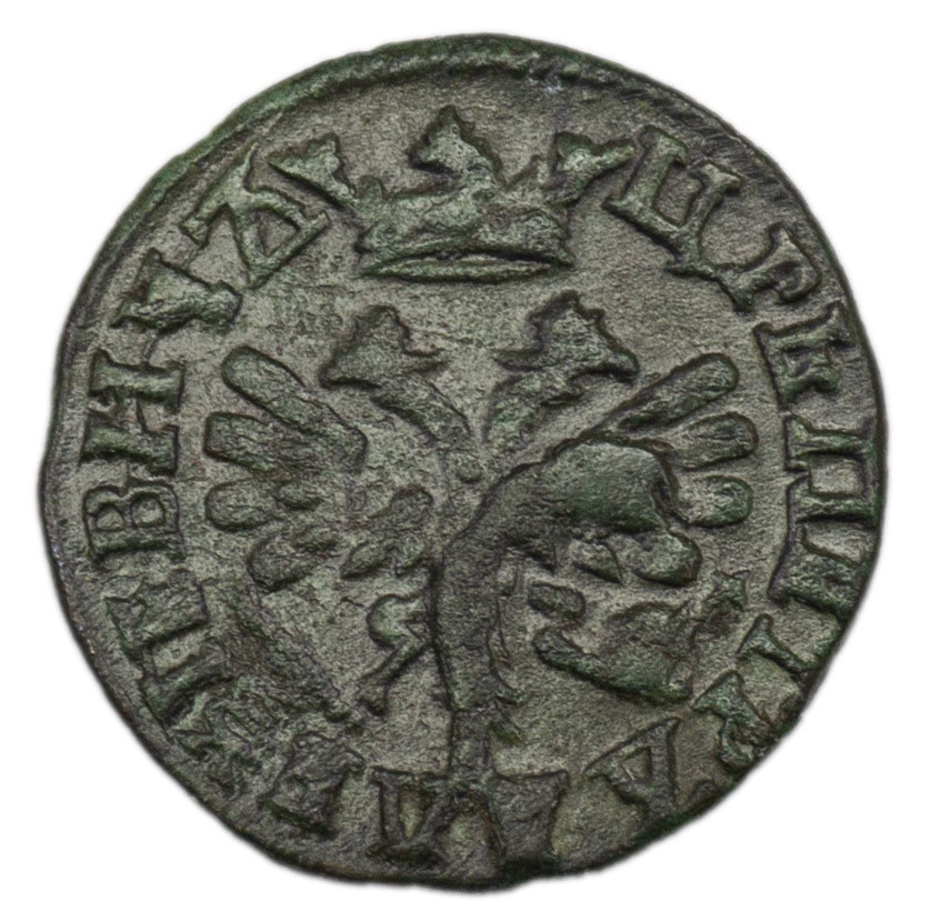 Полушка 1707 года