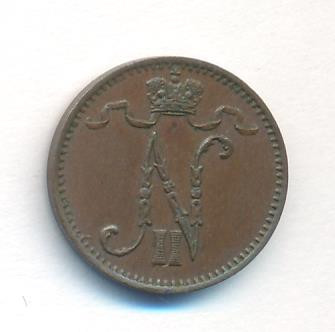 1 пенни 1902 года Для Финляндии