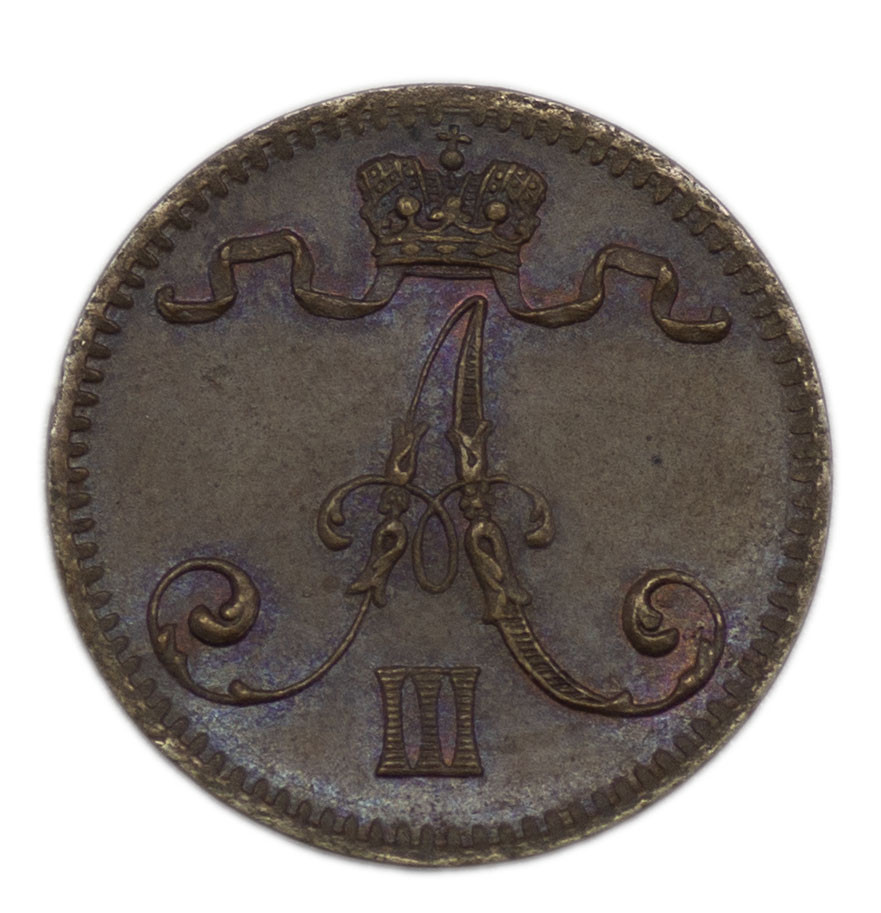 1 пенни 1883 года Для Финляндии