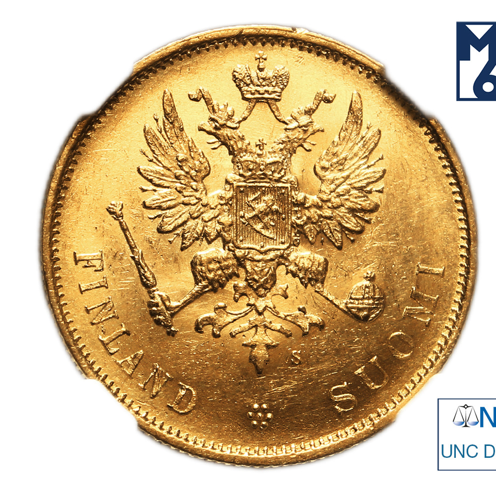 10 марок 1878 года S Для Финляндии