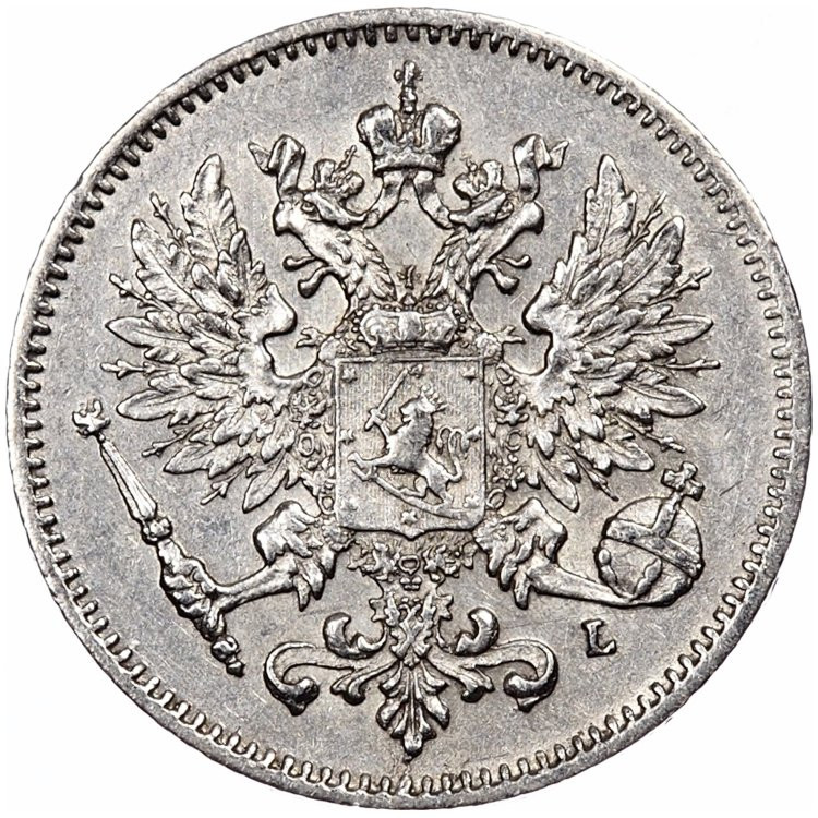 25 пенни 1909 года L Для Финляндии