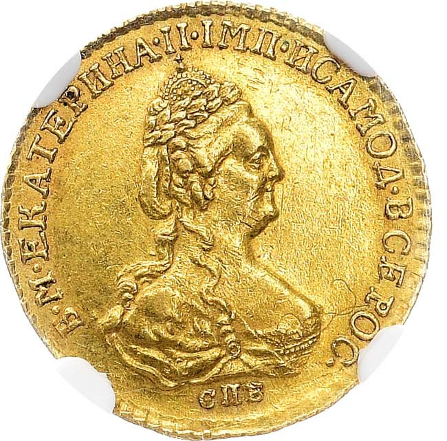 2 рубля 1785 года СПБ