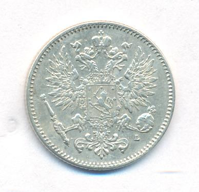 50 пенни 1907 года L Для Финляндии