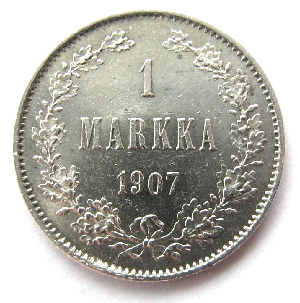 1 марка 1907 года L Для Финляндии