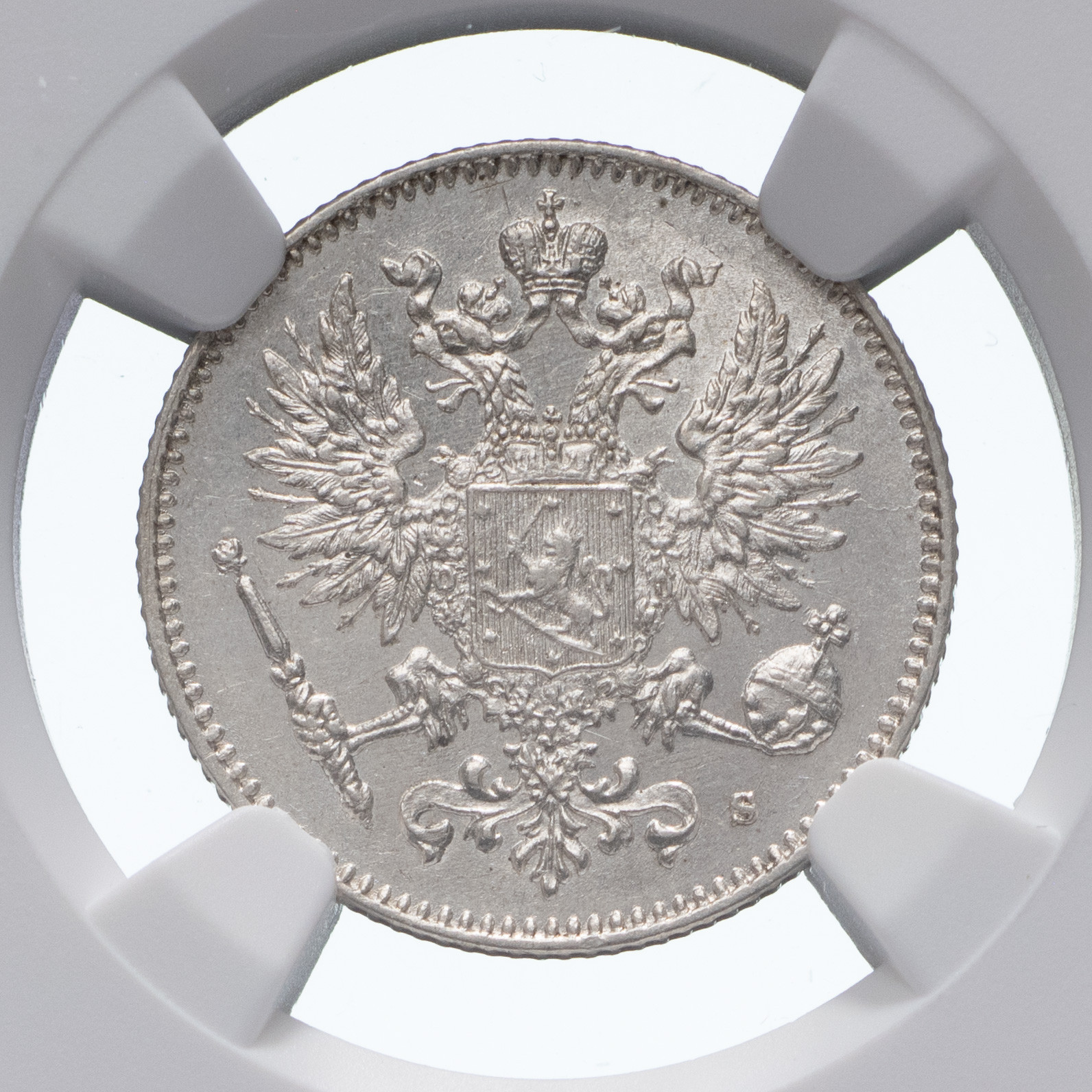 50 пенни 1915 года S Для Финляндии