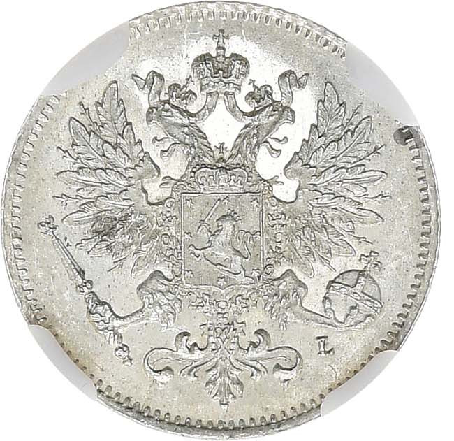 25 пенни 1909 года L Для Финляндии