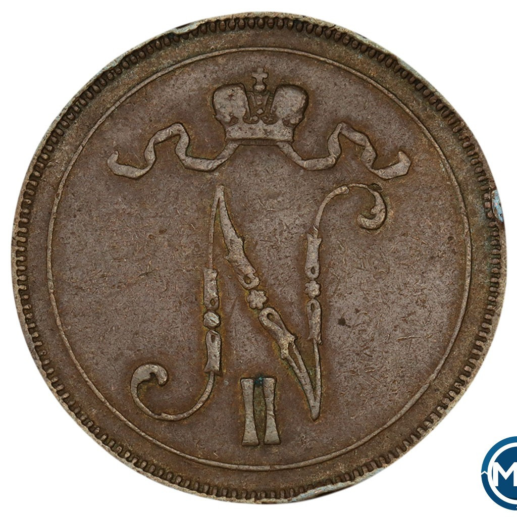 10 пенни 1896 года Для Финляндии