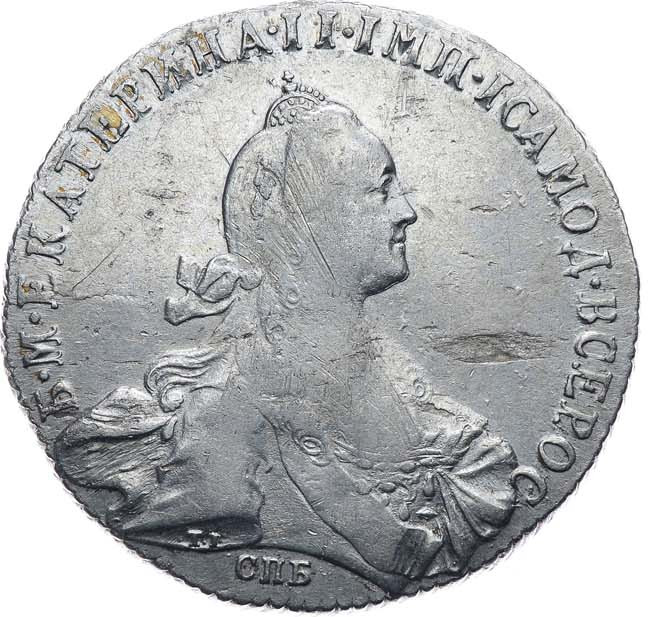 1 рубль 1772 года