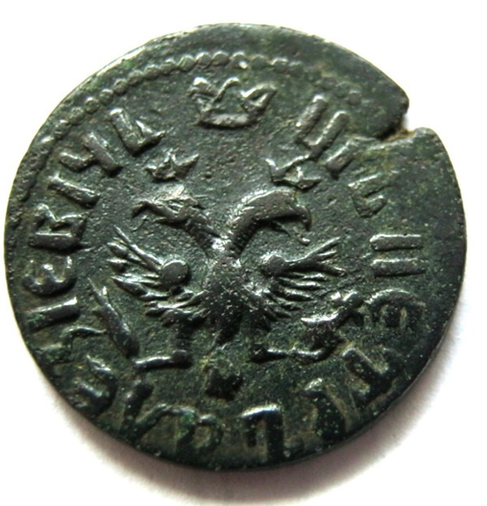 Полушка 1710 года