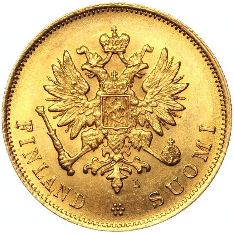 10 марок 1904 года L Для Финляндии