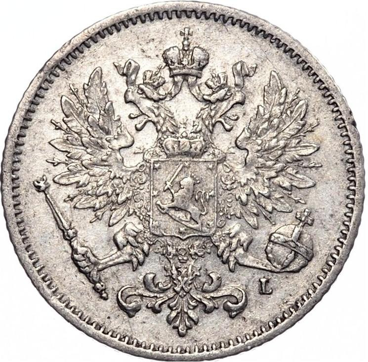 25 пенни 1906 года L Для Финляндии