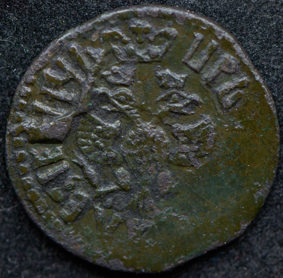 Полушка 1707 года