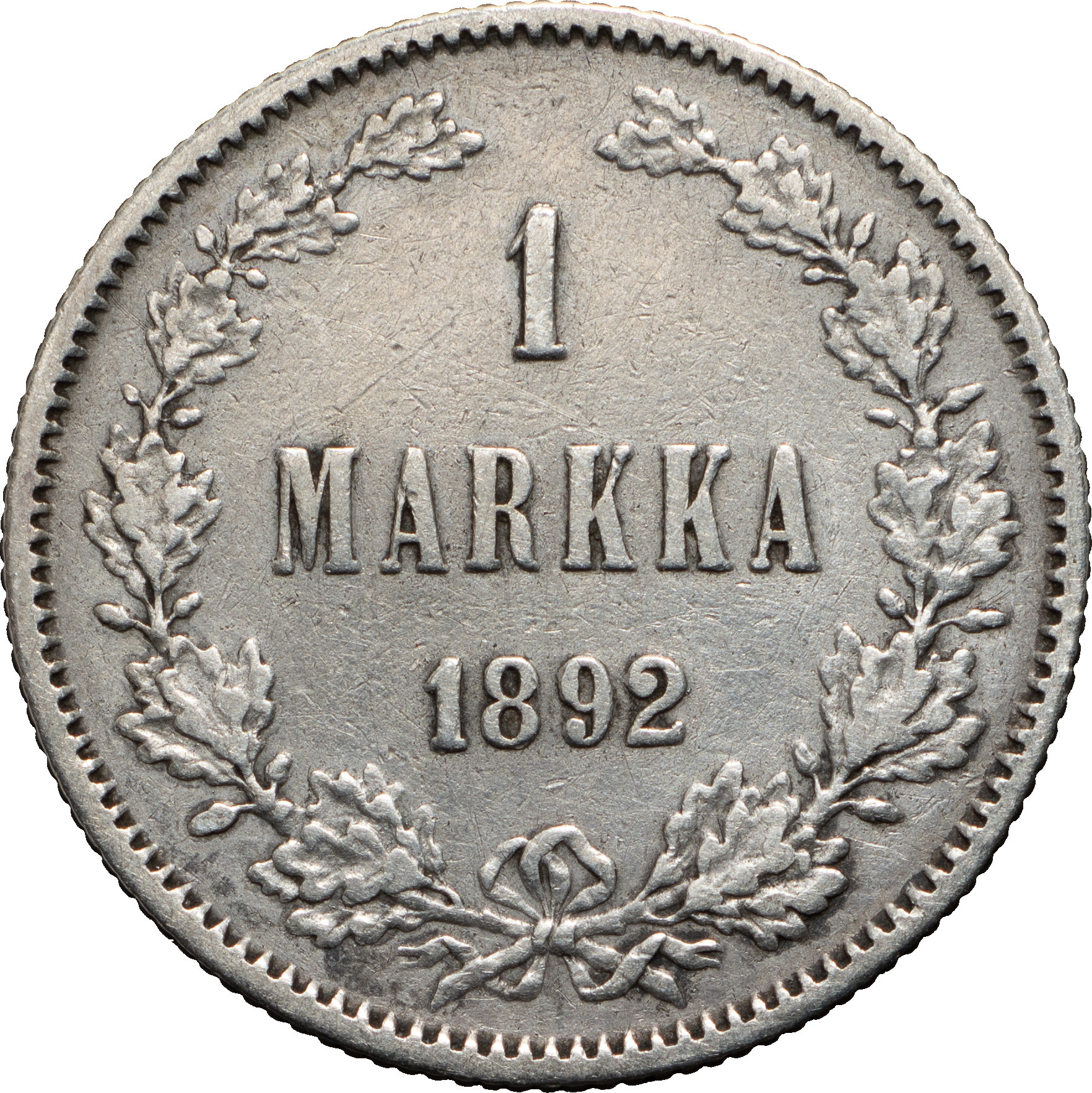 1 марка 1892 года L Для Финляндии