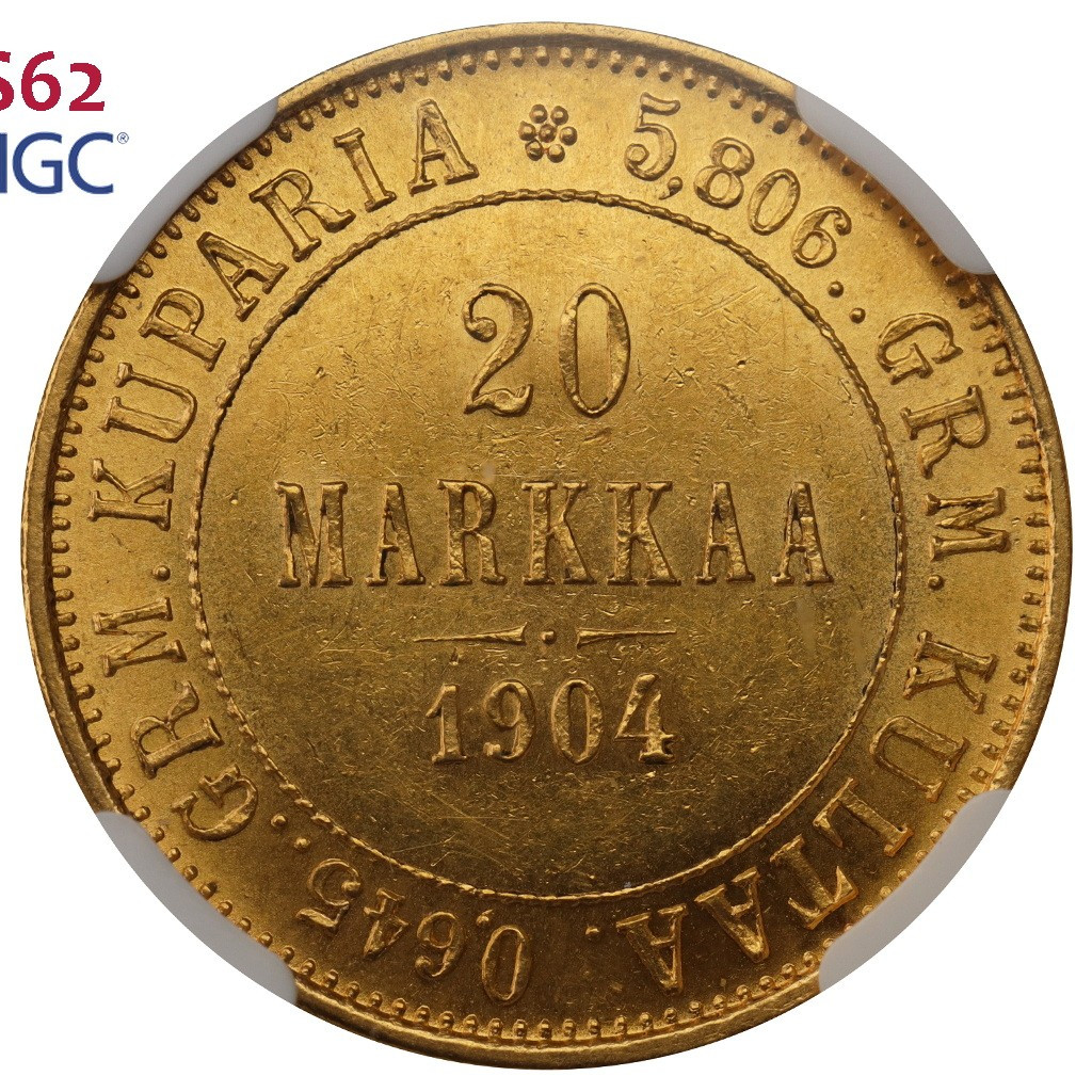 20 марок 1904 года L Для Финляндии