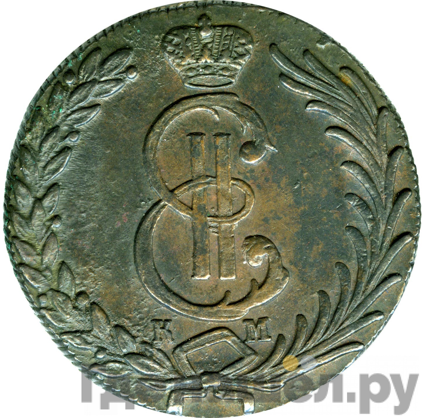 10 копеек 1781 года КМ Сибирская монета