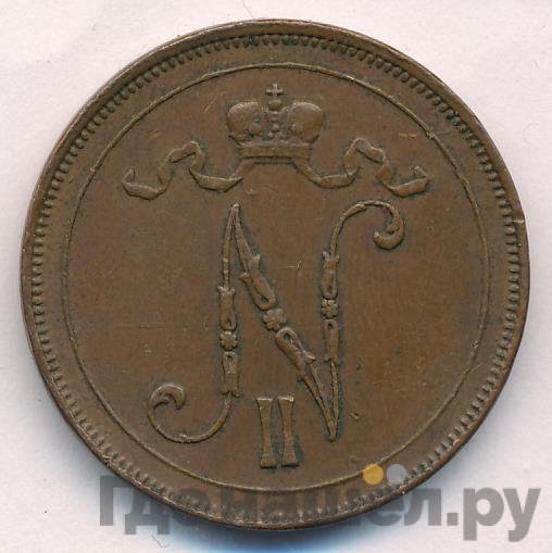 10 пенни 1913 года Для Финляндии
