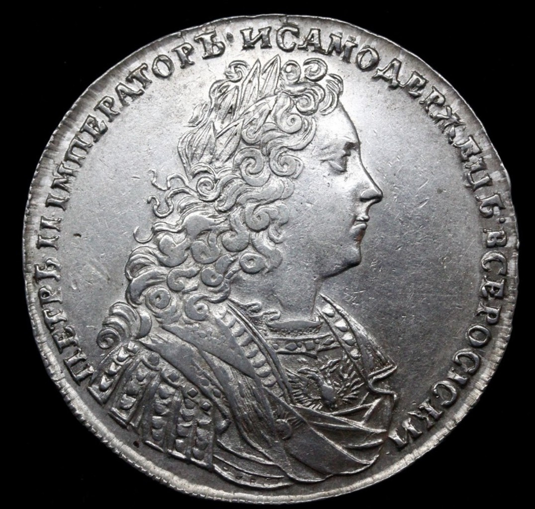 1 рубль 1728 года