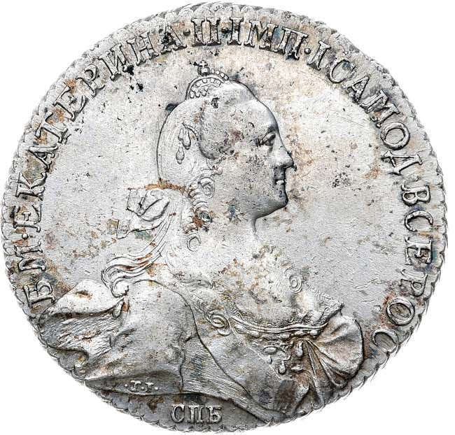 1 рубль 1770 года