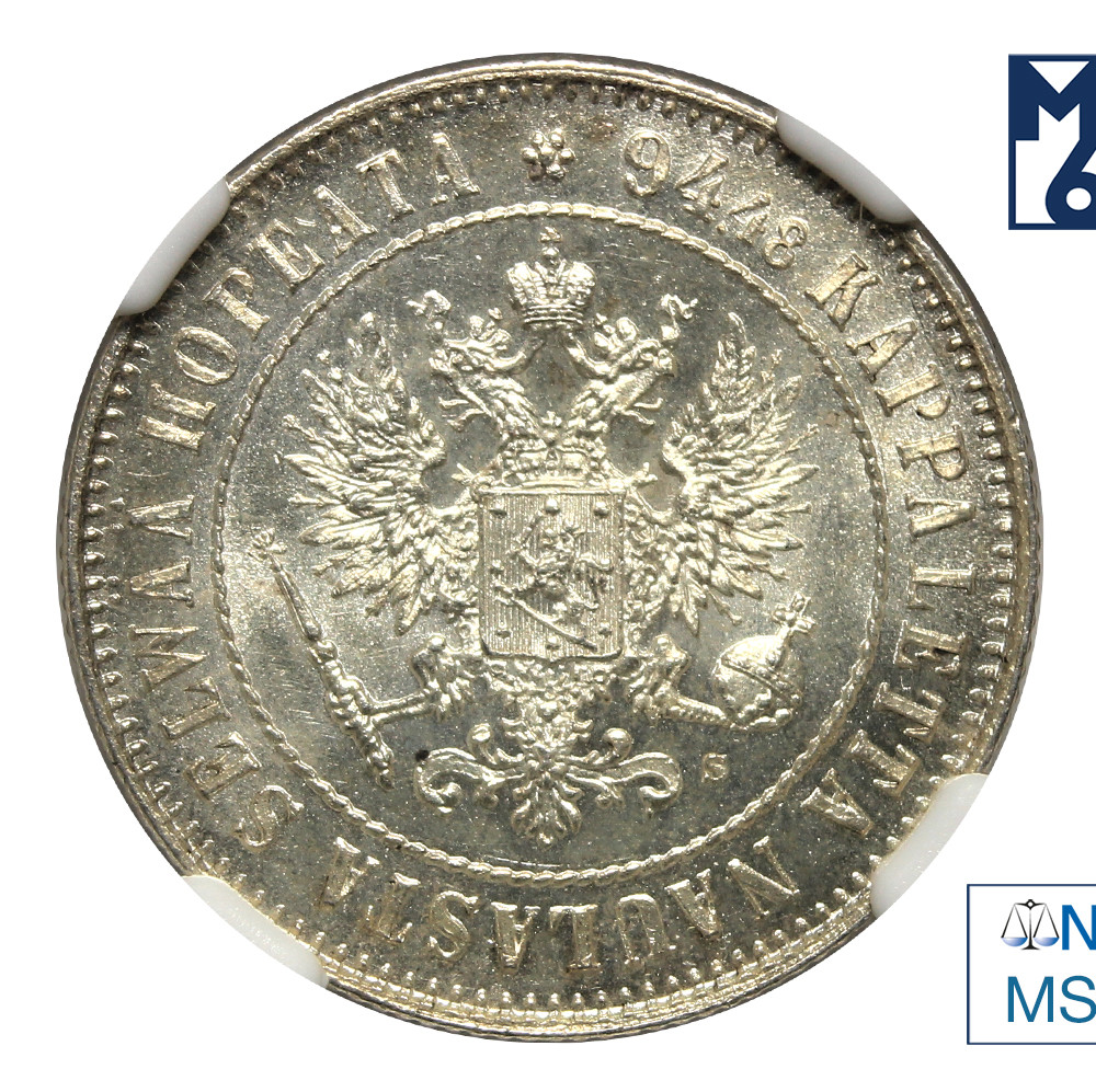 1 марка 1915 года S Для Финляндии