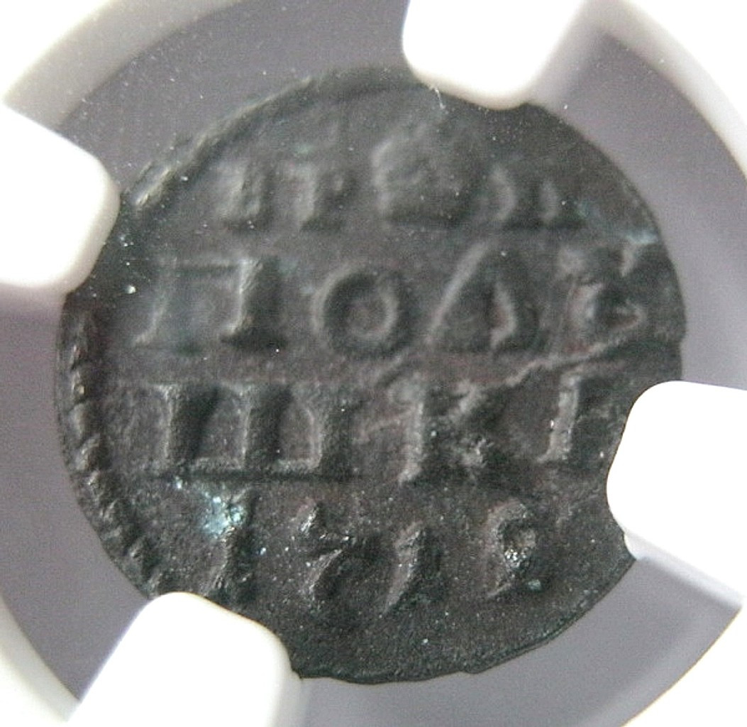 Полушка 1719 года