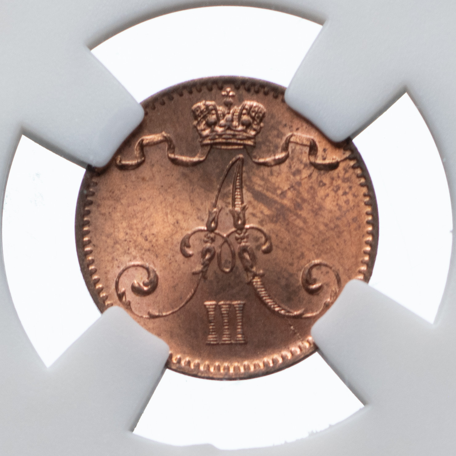 1 пенни 1893 года Для Финляндии