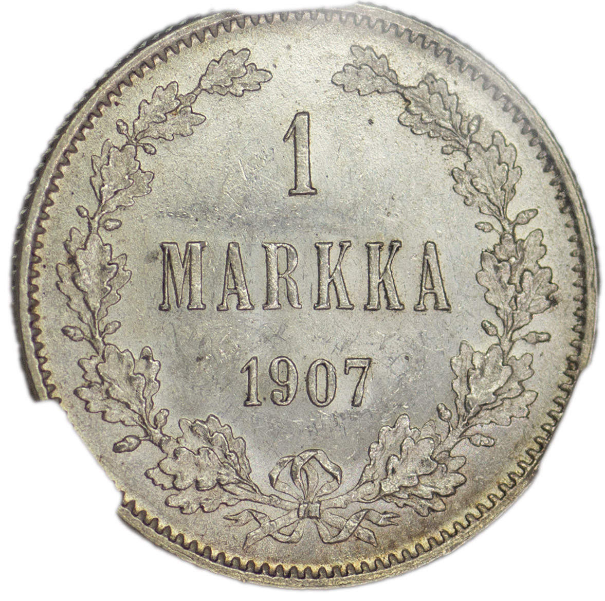 1 марка 1907 года L Для Финляндии