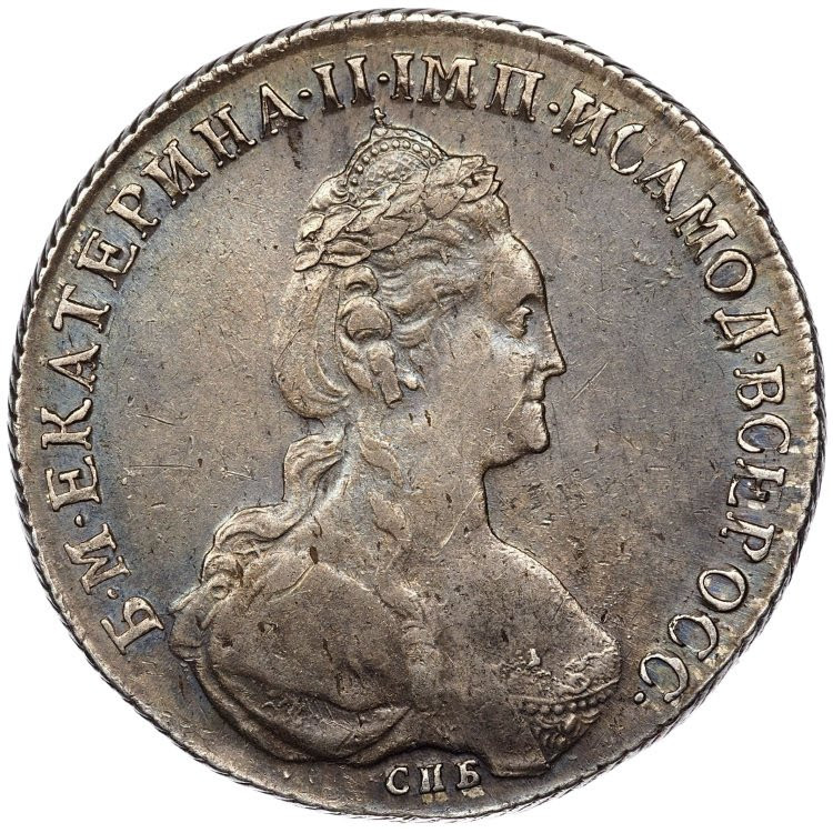 1 рубль 1782 года