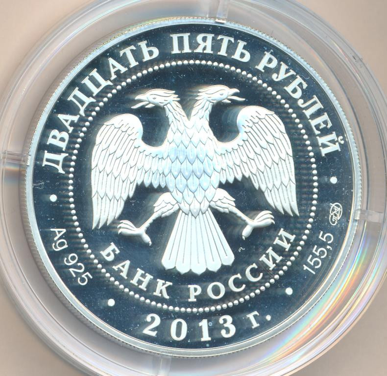 25 рублей 2013 года СПМД Казань-Верона