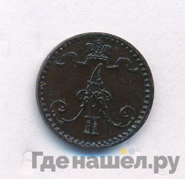 1 пенни 1866 года Для Финляндии