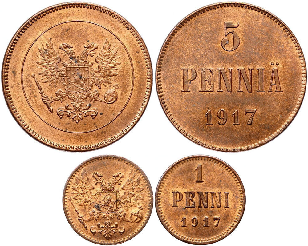 5 пенни 1917 года