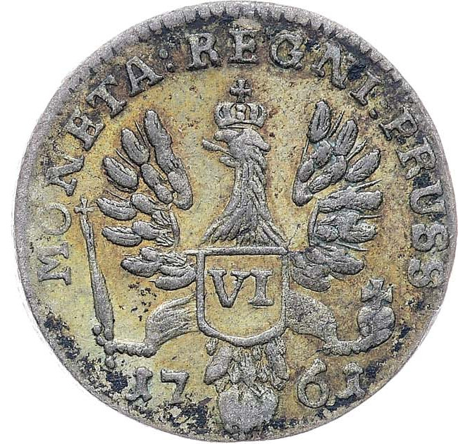 6 грошей 1761 года