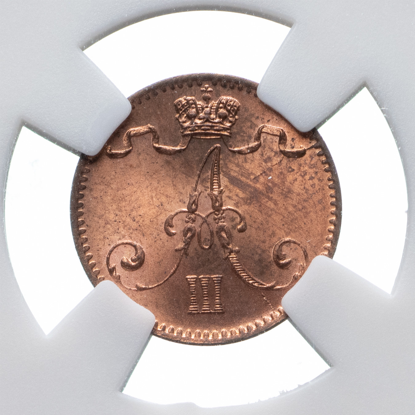 1 пенни 1893 года Для Финляндии