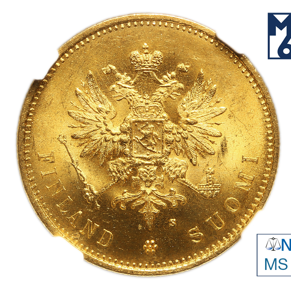 20 марок 1880 года S Для Финляндии