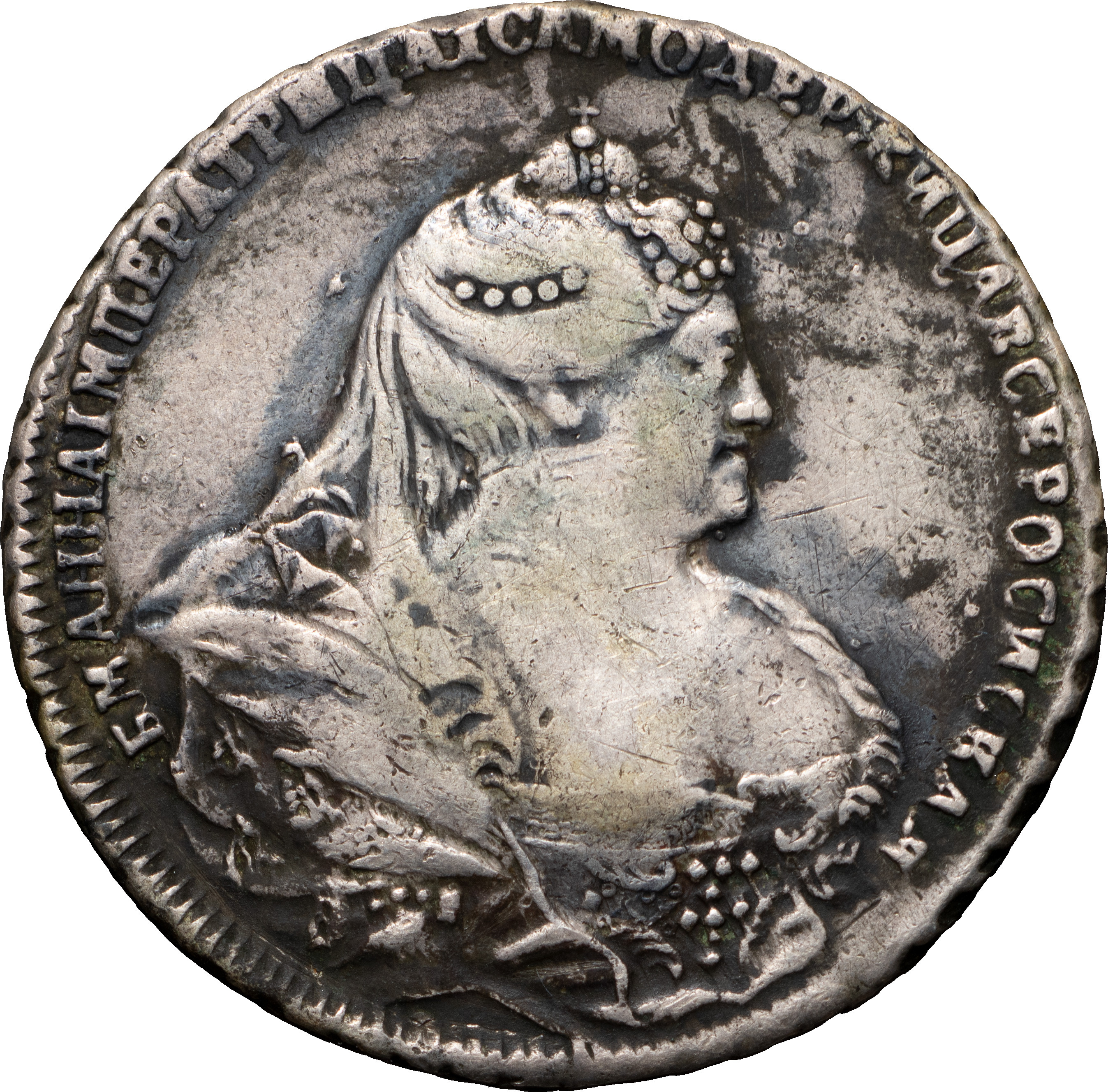 1 рубль 1738 года