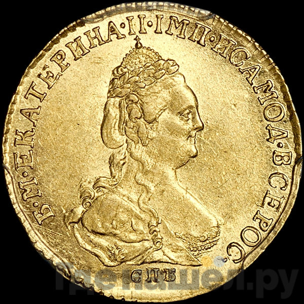 2 рубля 1786 года СПБ Передатировка цифры даты