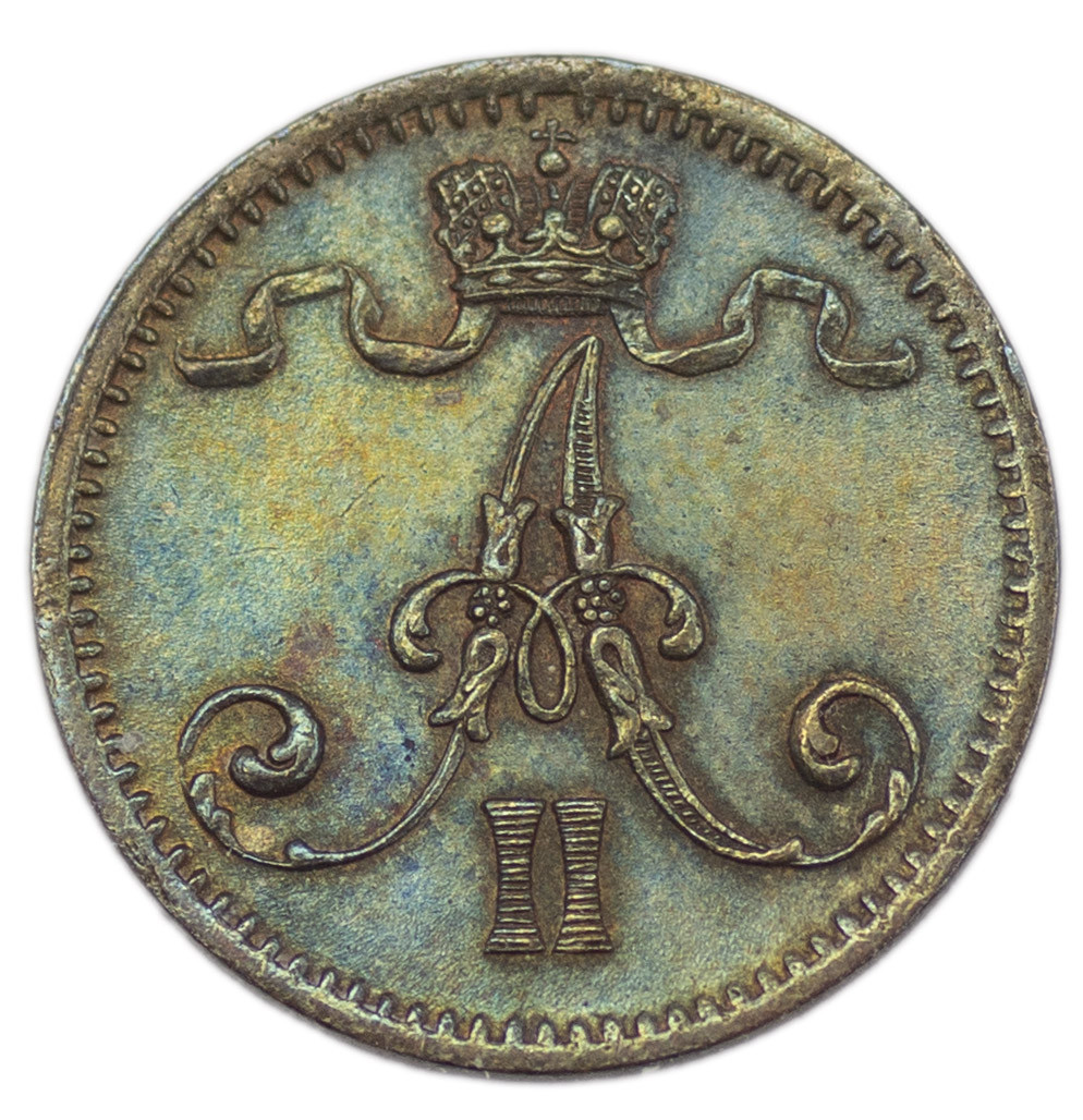 1 пенни 1873 года Для Финляндии