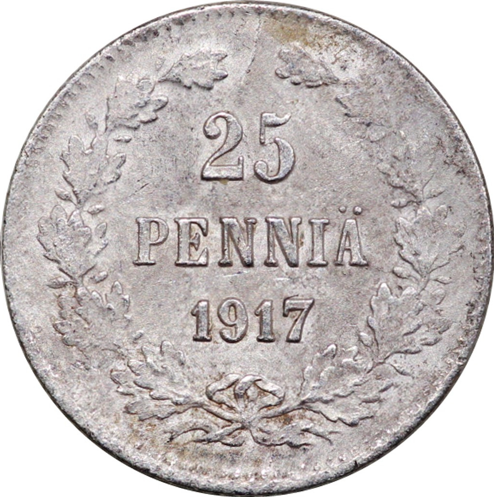 25 пенни 1917 года