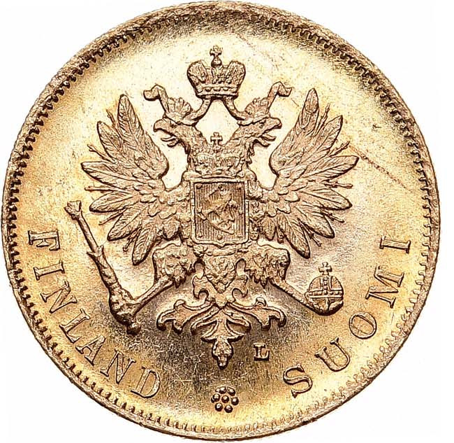 10 марок 1905 года L Для Финляндии