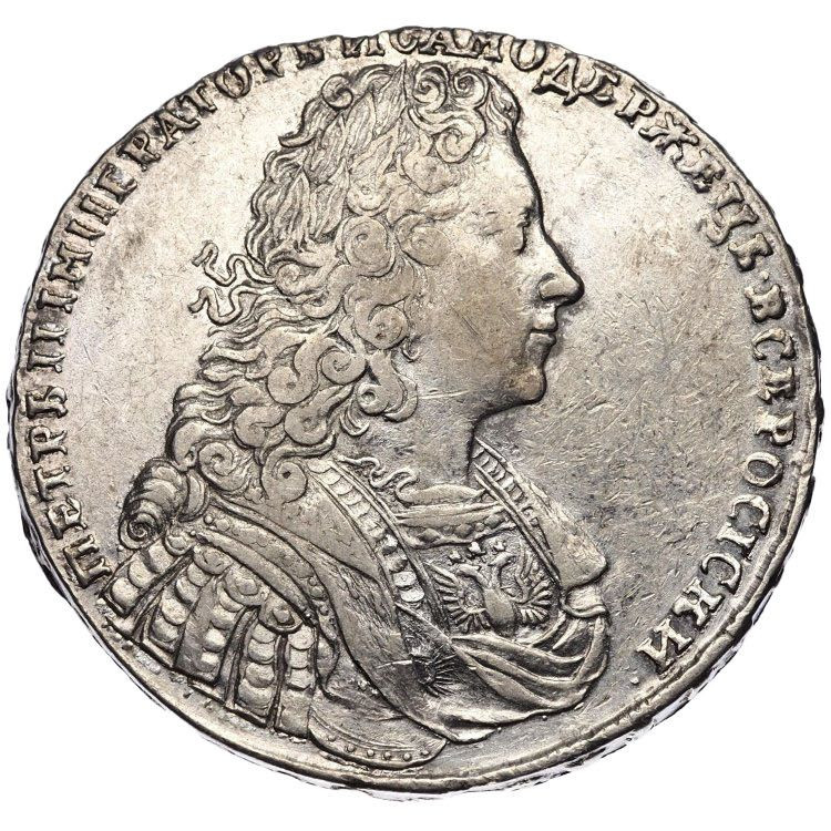 1 рубль 1729 года